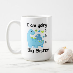 Mug Je vais être une grande soeur dinosaure
