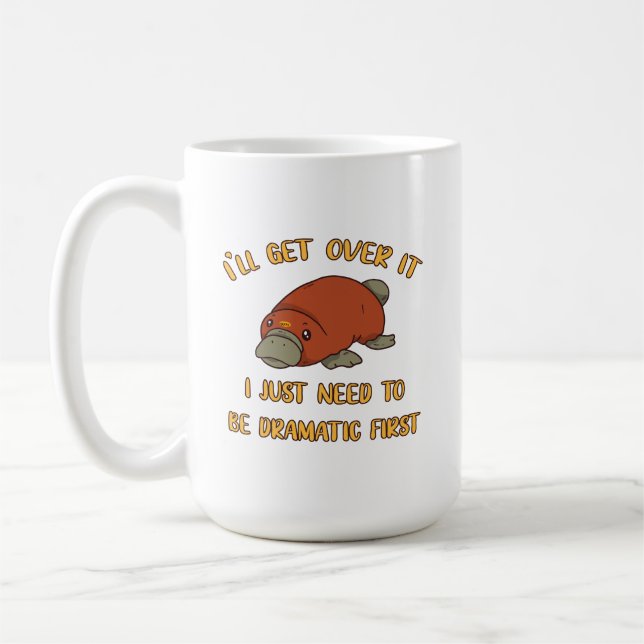 Mug Je vais m'en remettre à Platypus (Gauche)