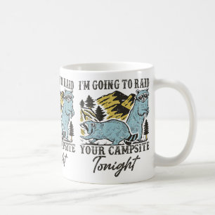 Mug Je vais piller votre camping ce soir Caméra de Rat
