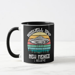 Mug Je Veux Croire Que J'Aliens UFO Area 51 Roswell No