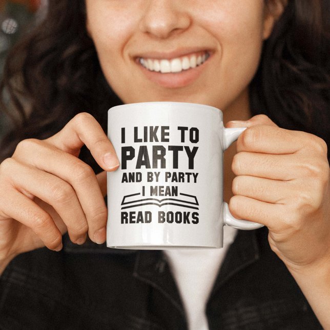 Mug Je Veux Dire Lire Des Livres (Créateur téléchargé)
