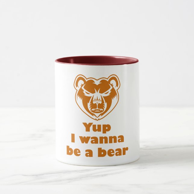 Mug Je veux être un ours (Centre)