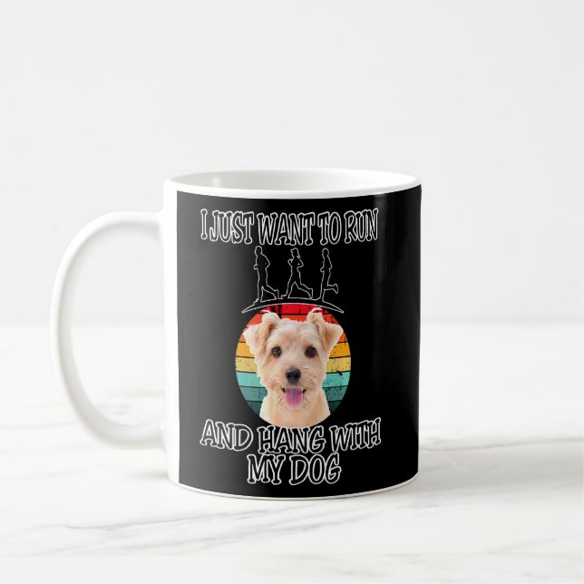 Mug Je Veux Exécuter Et Hang W Norfolk Terrier (Gauche)