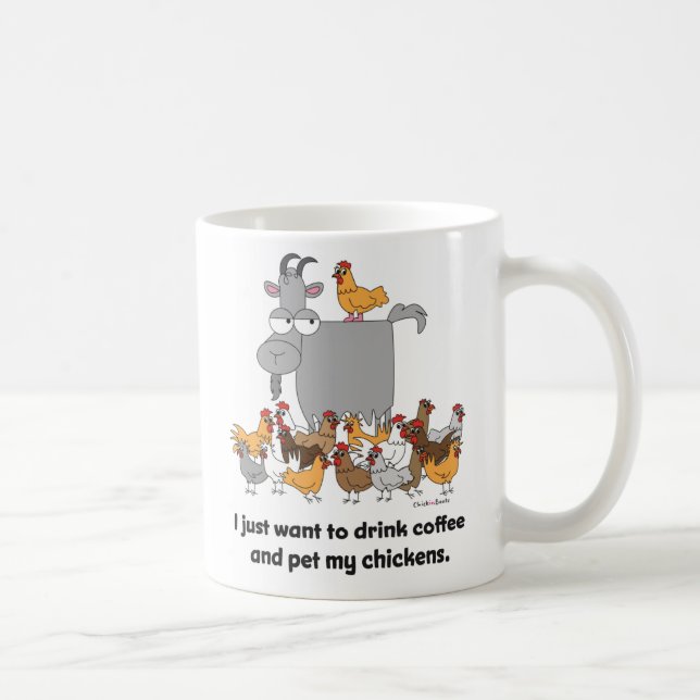 Mug Je veux juste boire du café (Droite)