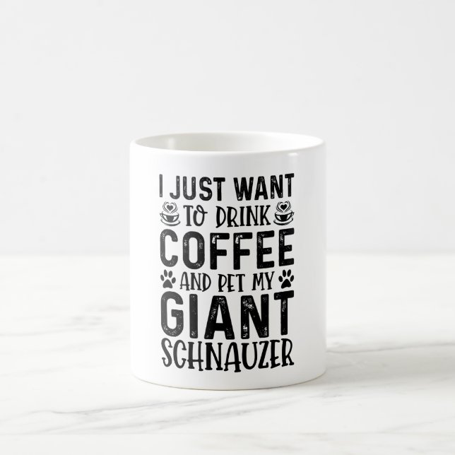 Mug Je Veux Juste Boire Du Café Et Des Animaux De Comp (Centre)