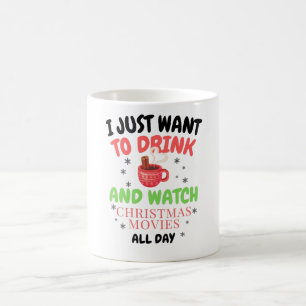 Mug Je veux juste boire du chocolat chaud