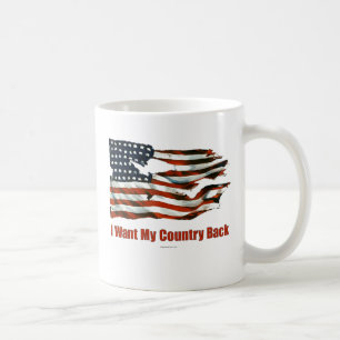 Mug Je veux mon drinkware de dos de pays