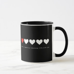 Mug Je veux passer ma vie restante avec vous