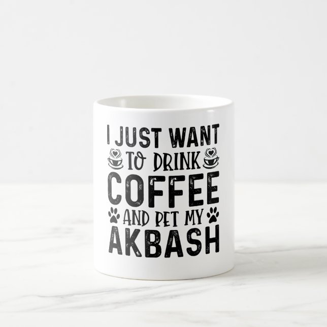 Mug Je Veux Pet Mon Akbash (Centre)