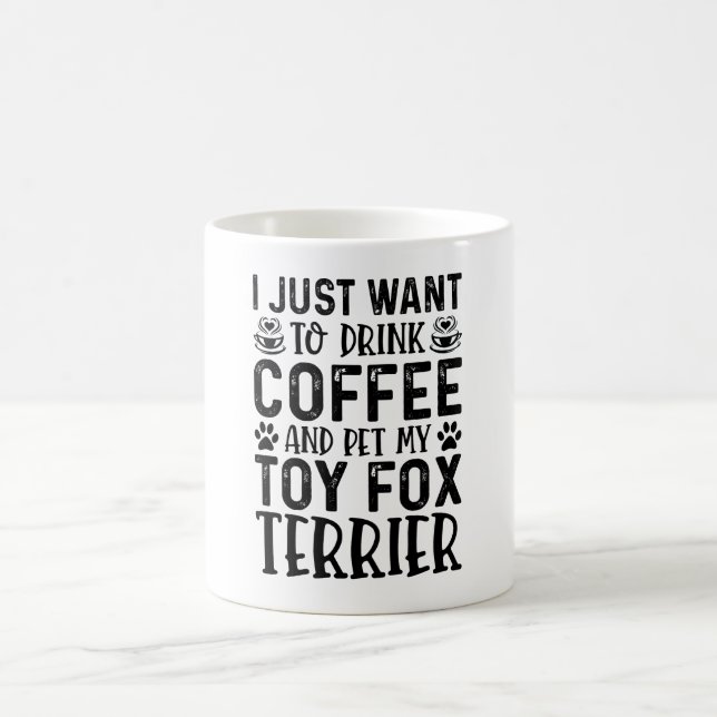 Mug Je Veux Pet Mon Jouet Fox Terrier (Centre)