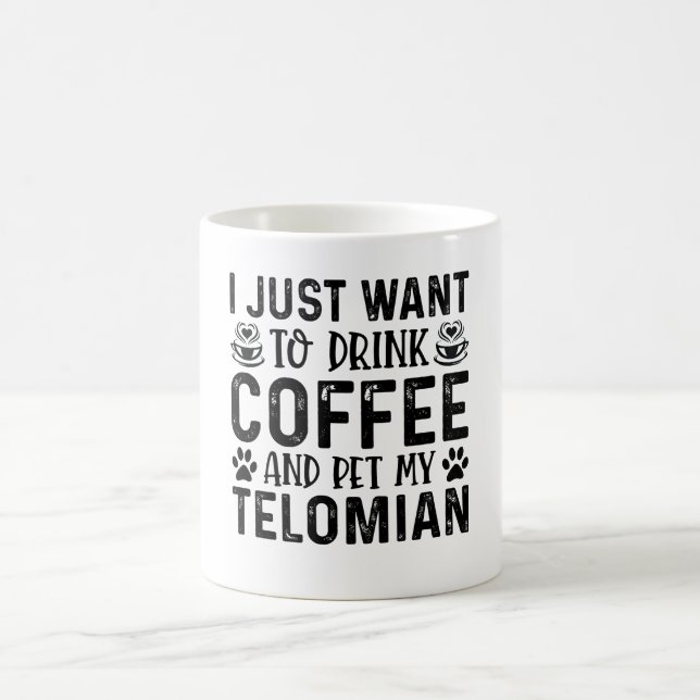 Mug Je Veux Pet Mon Telomian (Centre)
