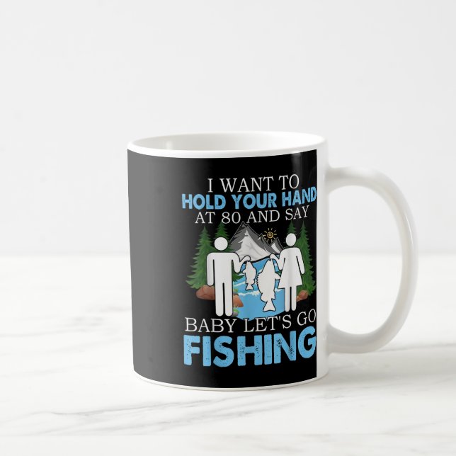 Mug Je Veux Te Tenir La Main À 80 Et Dire Par (Droite)