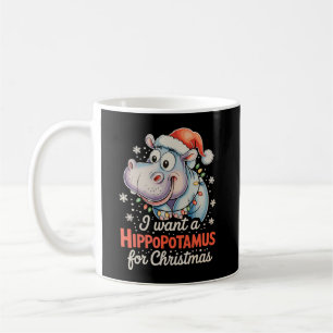 Mug Je Veux Un Hippopotame Pour Noël Noël Noël Fêtes