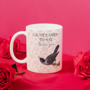 Mug Je viens juste de crier que je t'aime Crow Valente