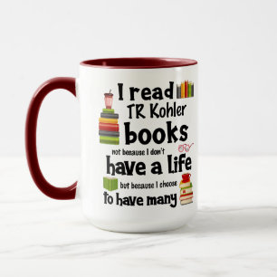 Mug Je Vis Beaucoup De Vies Lire TR Kohler Livres
