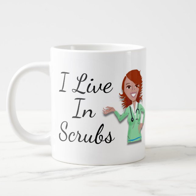 Mug Je vis en blouse (Gauche)