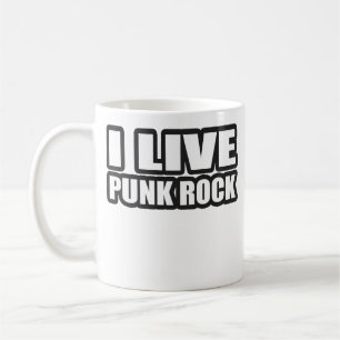 Mug JE VIS musique de punk de filles de types de PUNK