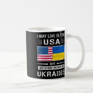 Mug Je vis peut-être aux États-Unis, mais mon histoire