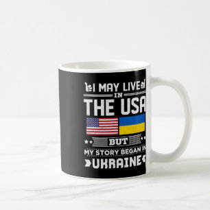 Mug Je vis peut-être aux États-Unis mais mon histoire