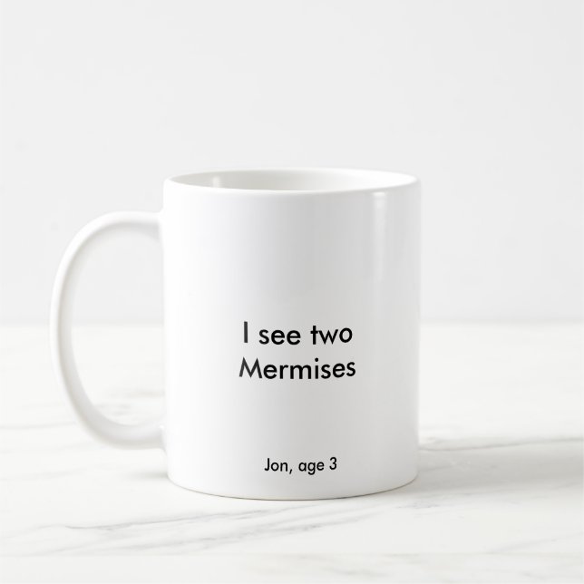 Mug Je vois deux mermises (Gauche)