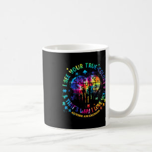 Mug Je vois vos vraies couleurs Puzzle World Autism Aw