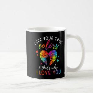 Mug Je Vois Vos Vrais Couleurs, Puzzle World Autism Aw