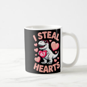 Mug Je vole 67 cœurs Saint-Valentin 67 Meme 6 7 T-re