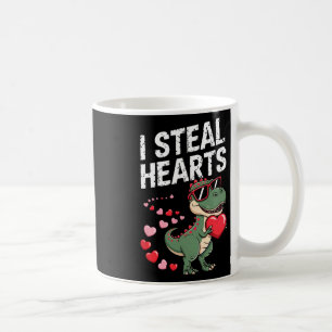 Mug Je vole des cœurs' Dinosaure T-rex de la Saint-Val