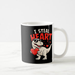 Mug Je vole des cœurs Dinosaures Saint-Valentin pour g