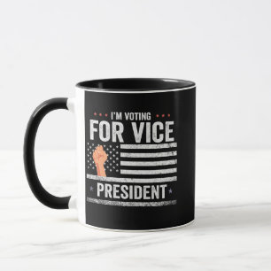 Mug Je vote pour le cadeau du vice-président Trump aux