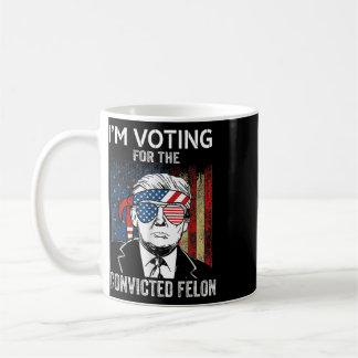 Mug Je Vote Pour Le Criminel Condamné Drôle Trump