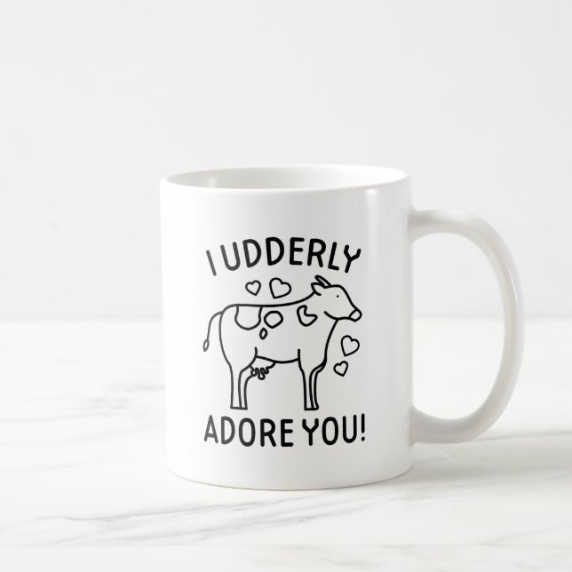 Mug Je vous adore totalement (Droite)
