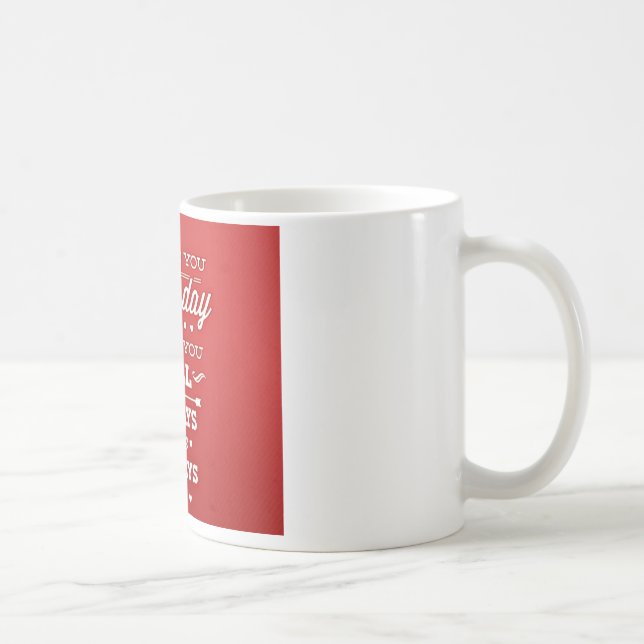 Mug Je vous ai aimés hier (Droite)