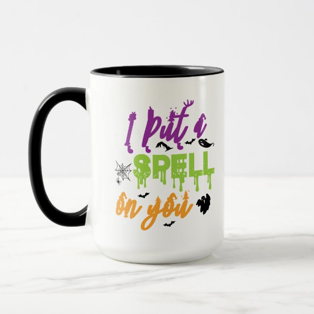 Mug Je Vous Ai Jeté Un Sortl'Halloween (Gauche)