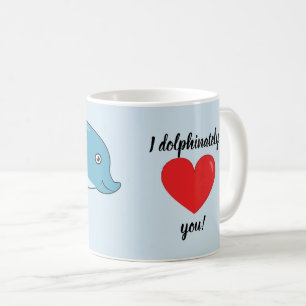Mug Je vous aime dolphinately !