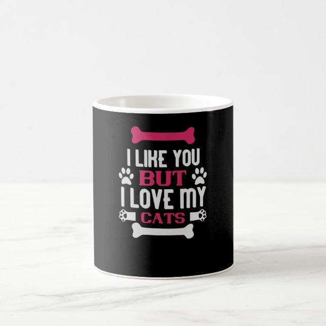 Mug Je vous aime, j'aime My Cats (Centre)
