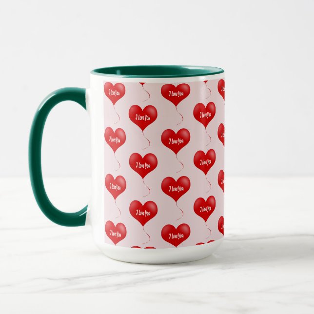 Mug Je vous aime - Musique romantique (Gauche)