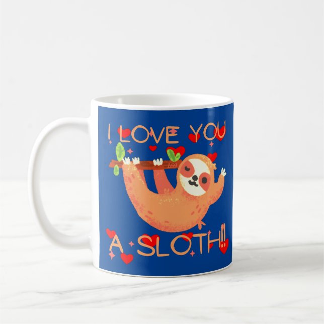 Mug JE VOUS AIME UNE JOURNÉE DE Saint-Valentin drôle (Gauche)