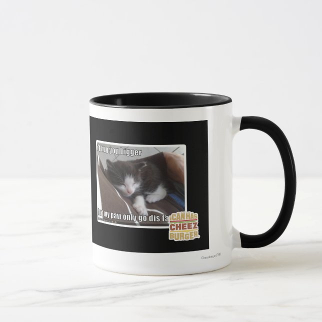 Mug Je vous étreindrais plus grands (Droite)