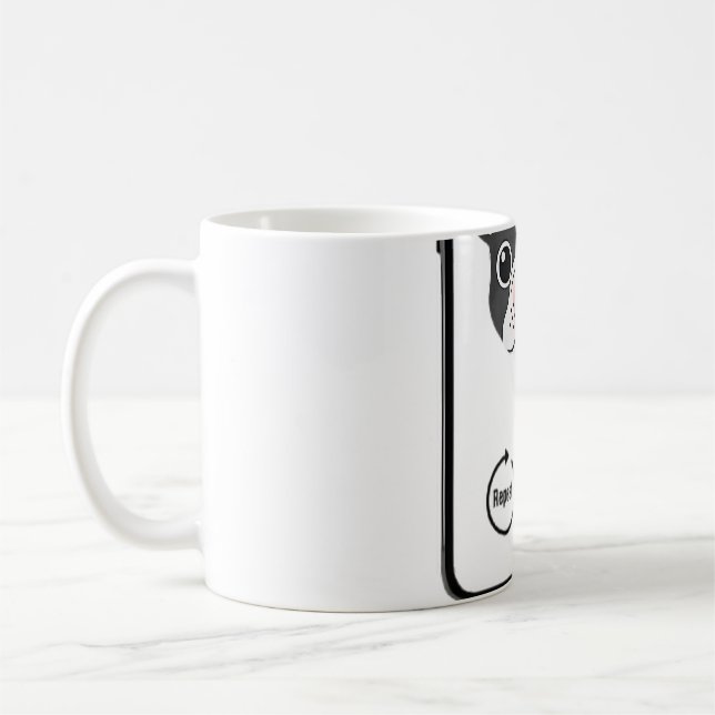 Mug Je vous montrerai des vidéos de Frenchie drôles de (Gauche)
