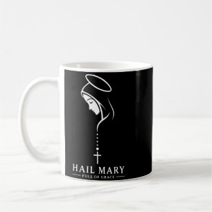 Mug Je vous salue Marie pleine de grâce catholique Mèr
