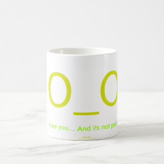 Mug Je vous vois… Et son non joli