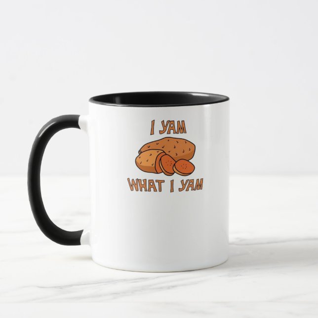 Mug Je Yam Ce Que Je Yam Classic Funny Basic (Gauche)