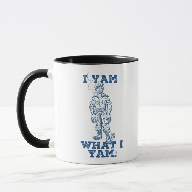 Mug Je Yam Ce Que Je Yam. Conception de croquis (Gauche)