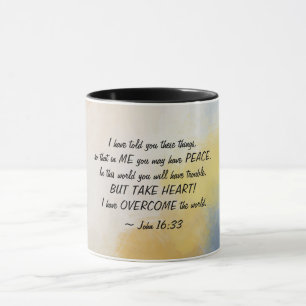 Mug Jean 16:33 J'AI SURMONTÉ le monde