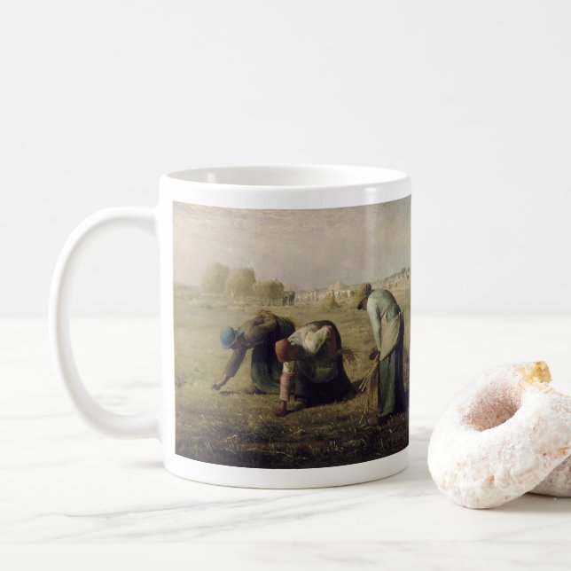 Mug Jean-François Millet, “ The Gleaners ” (Avec donut)