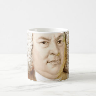 Mug Jean Sebastian Bach Portrait de Beige