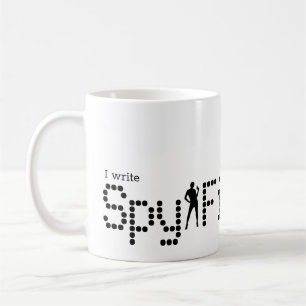 Mug J'écris Spy Fiction