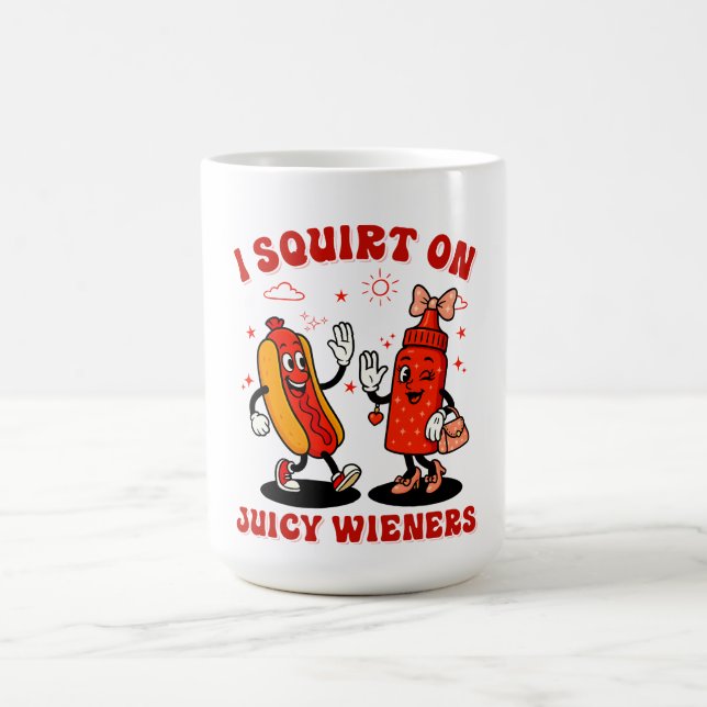 Mug J'Écris Sur Des Épouses Juteuses Humour Adulte Amu (Centre)