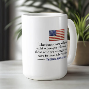 Mug Jefferson : La démocratie cessera d'exister...
